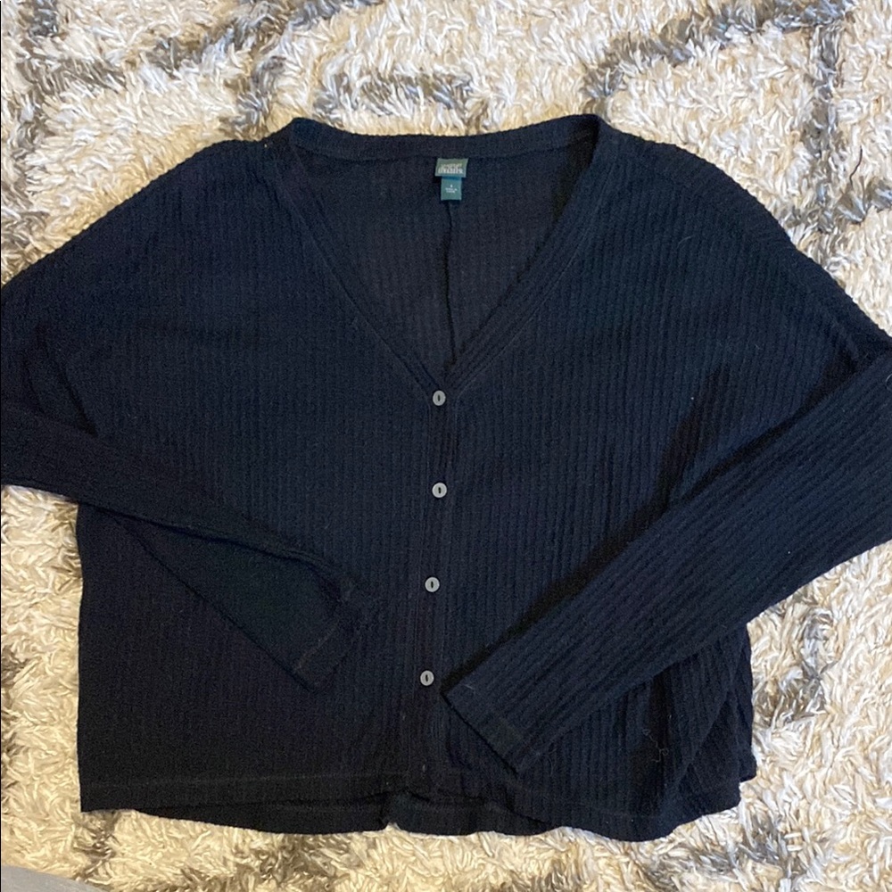 Soft Waffle Button Up
